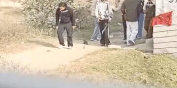 लुधियाना में बदमाशों ने घर पर बरसाए ईंट-पत्थर, VIDEO: युवक का सिर फटा