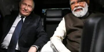 अमेरिकी संसद में मोदी-पुतिन की कार वाली तस्वीर दिखाई: डेमोक्रेट सांसद बोलीं- यह फोटो हजार शब्दों के बराबर, कहा- ट्रम्प की विदेश नीति फेल हुई