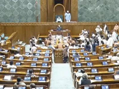 लोकसभा में ‘हरदीप पुरी इस्तीफा दो’ के नारे लगे: सदन 9 मार्च तक स्थगित, BJP का आरोप- राहुल सत्ता पाने को देश का बंटवारा चाहते थे