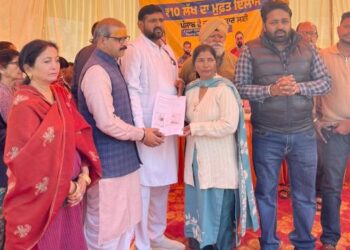 पंजाब सरकार की ₹10 लाख स्वास्थ्य बीमा योजना का विशेष कैंप ढकोली में शुरू