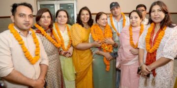 विनीता बांगड़ फिर से बनीं हरियाणा नर्सिंग यूनियन की राज्य प्रधान