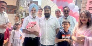 ढकोली में बचपन प्ले स्कूल का भव्य शुभारंभ, रिबन काटकर हुआ उद्घाटन